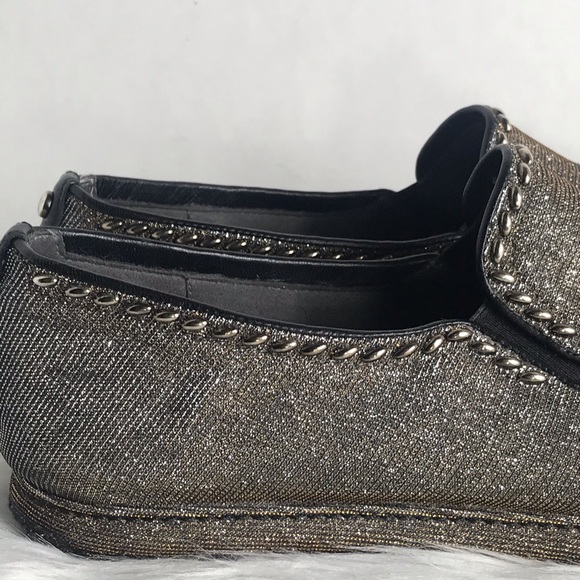 Stuart Weitzman Pyrite Slip On Loafers - Picture 6 of 8